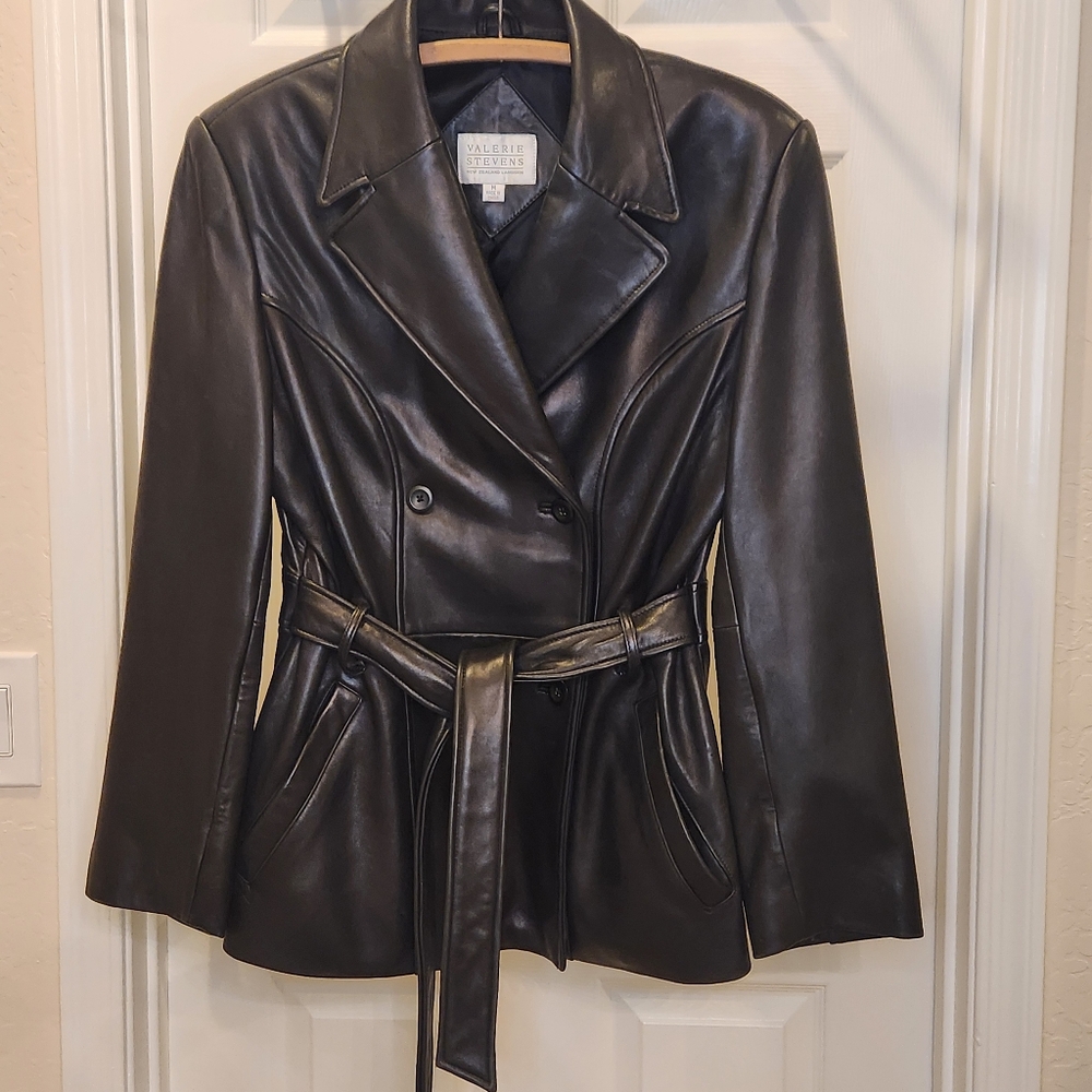 Valerie Stevens Lambskin Leather Jacket
